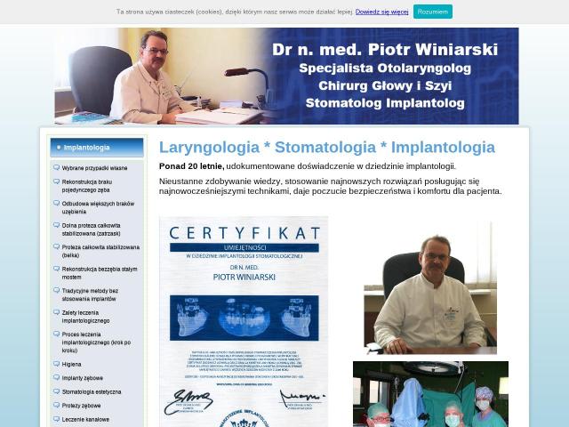 Wident. Dr n.med. Piotr Winiarski