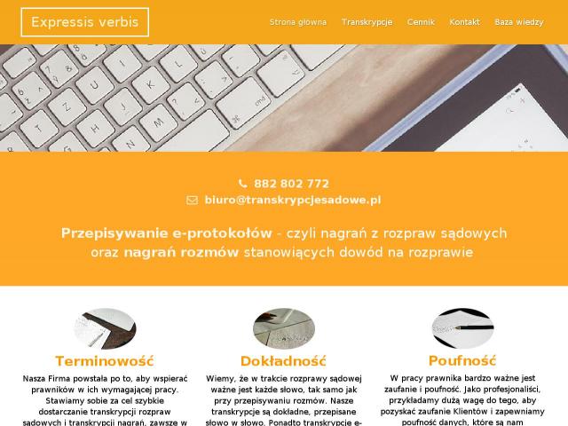 Expressis verbis Transkrypcje sądowe