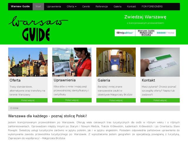 Warsaw Guide Małgorzata Brzózka