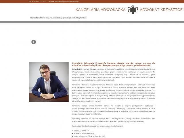 Kancelaria Adwokacka Adwokat Krzysztof Bienias