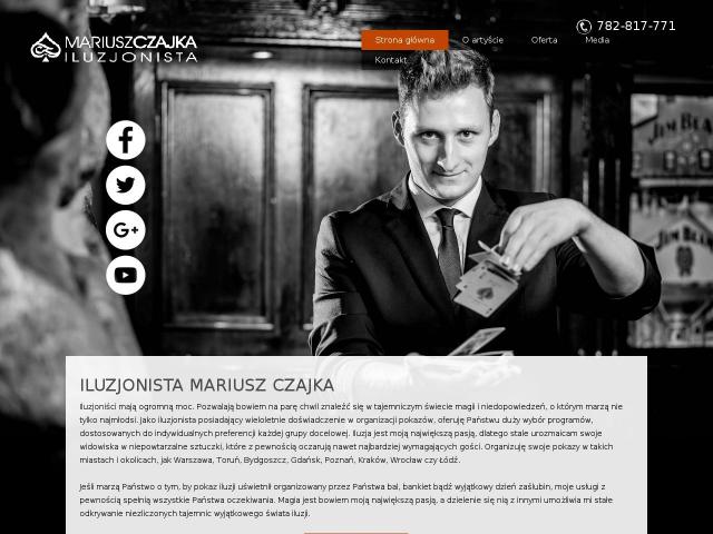 Iluzjonista Mariusz Czajka